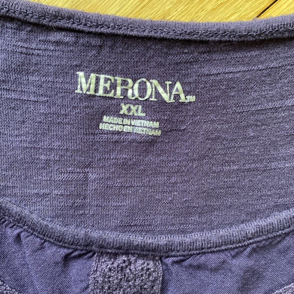 🍂CLEAROUT Purple Lace Embroidered Tank - Picture 7 of 10